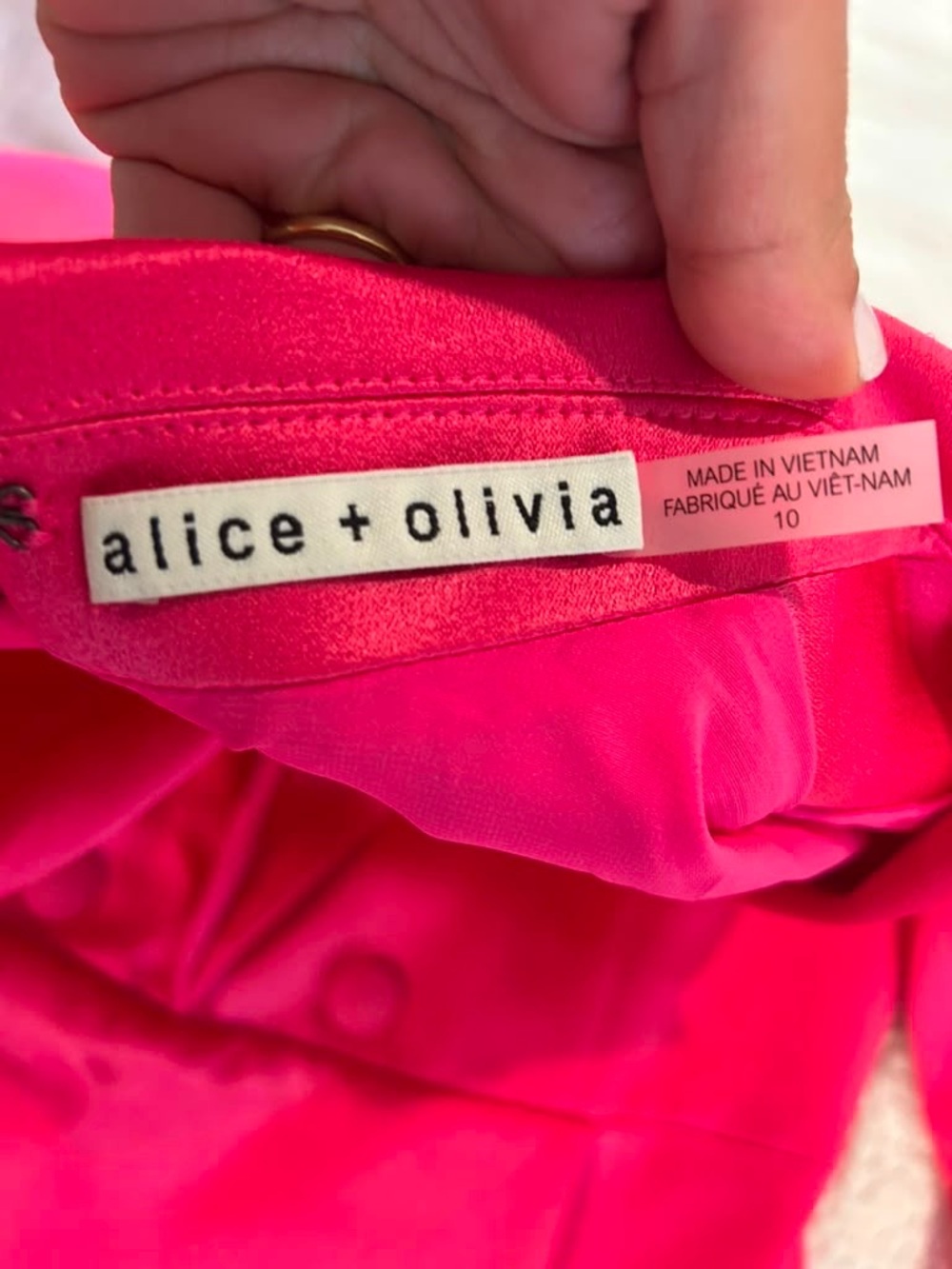 Alice + Olivia Vibrant Hot Pink Blazer Dress/Romper - Picture 3 of 5
